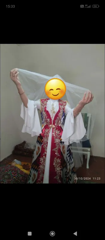 faqat toʻy kuni kiyilgan xolos 500 min