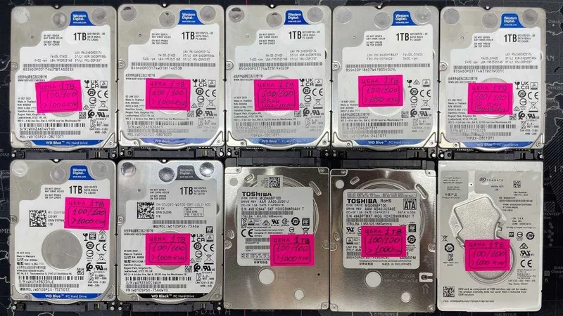 HDD 3.5 & 2.5 1TB (1000GB) 4