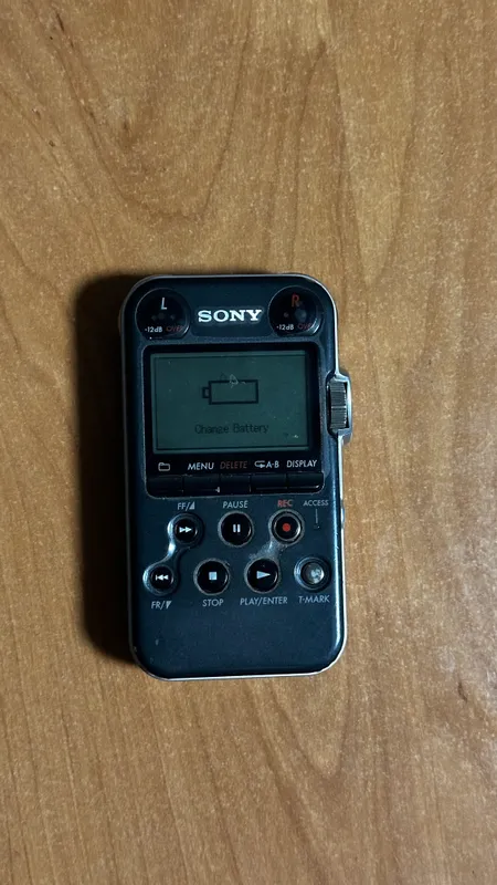 Sony PCM-M10 diktafon 1 Sony PCM-M10 diktafon 1