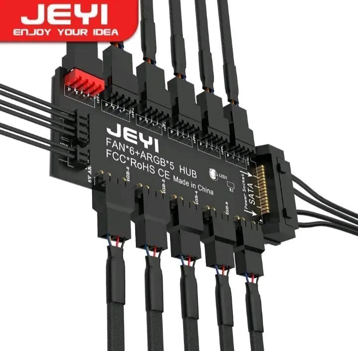 RGB va aRGB razvetvitel 3 pin va 4 pin JEYI 1 RGB va aRGB razvetvitel 3 pin va 4 pin JEYI 1