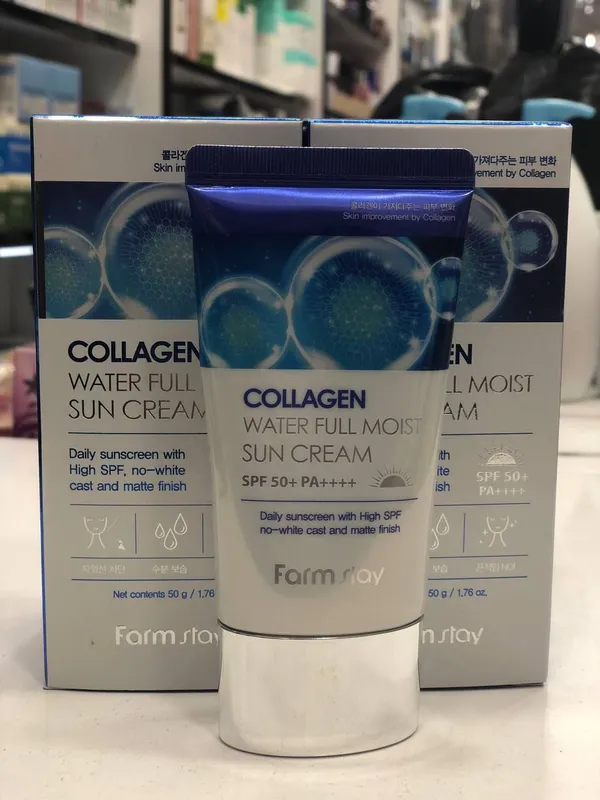 Farm Stay Collagen Water Full Sun Cream SPF 50+ PA++++ Farm Stay Collagen Water Full Sun Cream SPF 50+ PA++++