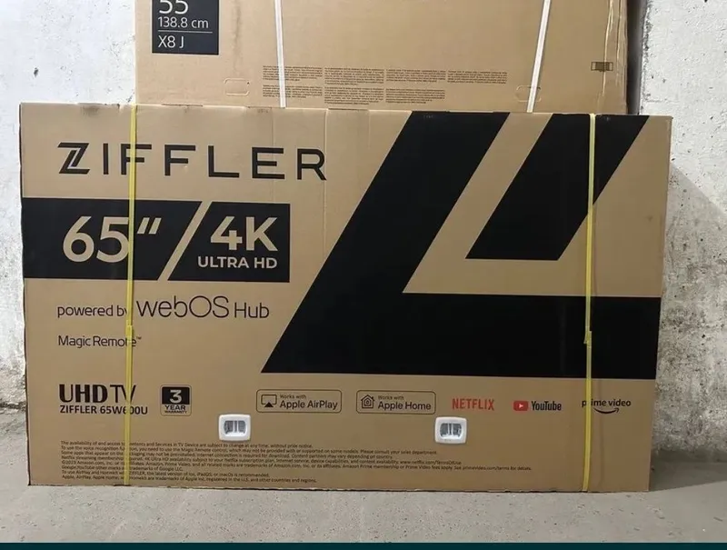 Телевизор Ziffler 50/55/65" Smart TV 4K Full HD Доставка бесплатно — фото 1
