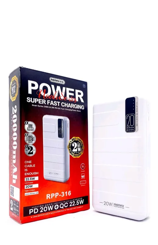Power Bank REMAX RPP-316 20 000 mah Power Bank REMAX RPP-316 20 000 mah