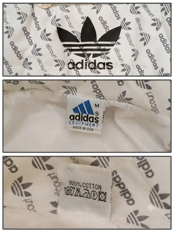 Oq, brendli Adidas jilet (uniseks), o‘lcham 46-48 3