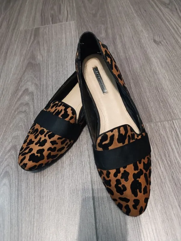 Женские туфли Zara в леопардовым цвете,40-41