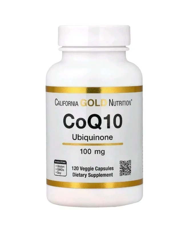 California Gold, Коэнзим Q10, 100 мг, 120 капсул.