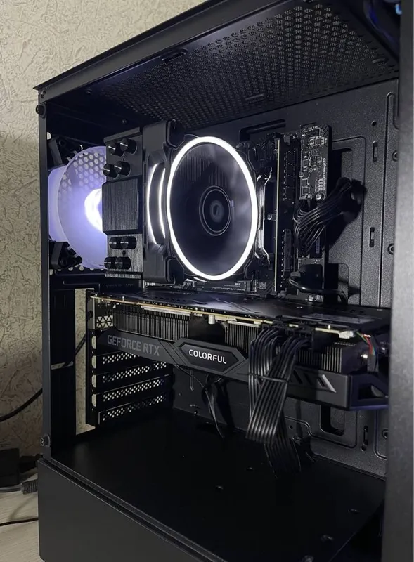 Black style I5-12400F RTX Gaming 4060