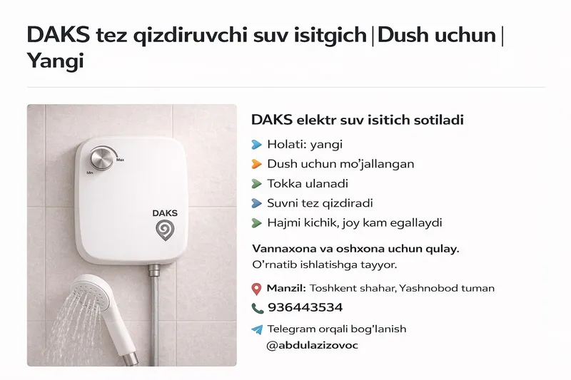 Suv isitgich daks