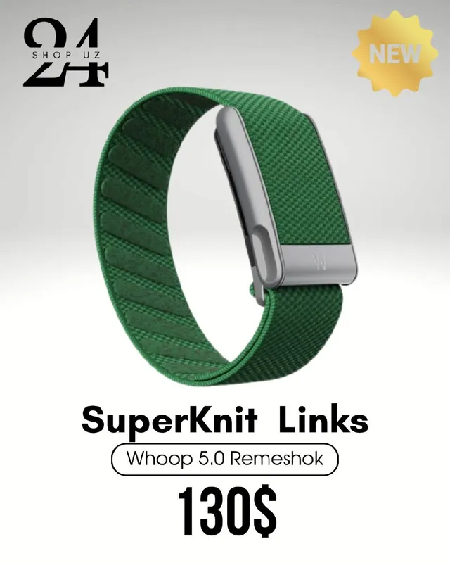 SuperKnit Floral Band remeshok (Whoop 5.0 uchun)
