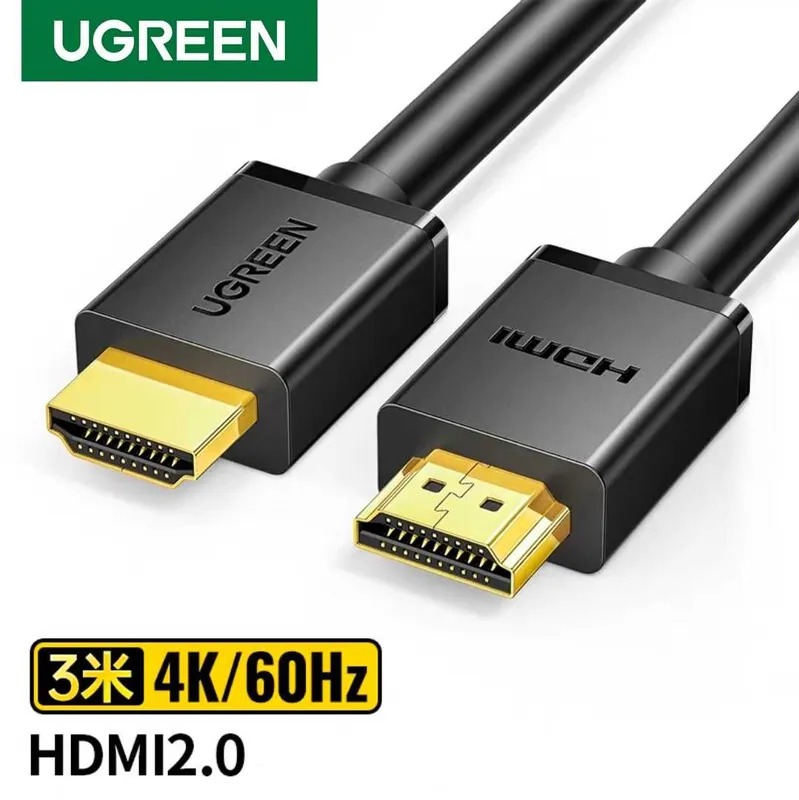 Ugreen Кабель 4K/60Hz 2K/120HZ 18Gbps HDMI to HDMI Adapter Cable 1 Ugreen Кабель 4K/60Hz 2K/120HZ 18Gbps HDMI to HDMI Adapter Cable 1