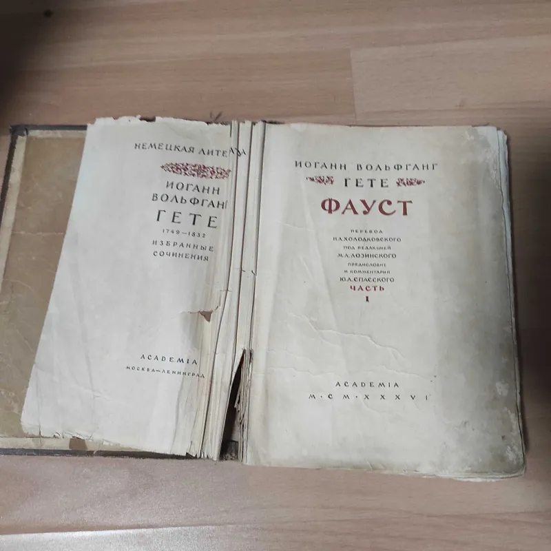 Книга Гёте "Фауст" — фото 5