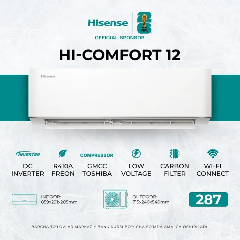 konditsioner HISENSE кондиционер 1