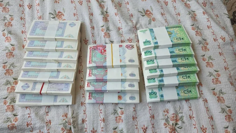 Yangi 100 som 200 som 500 som Kollektiya