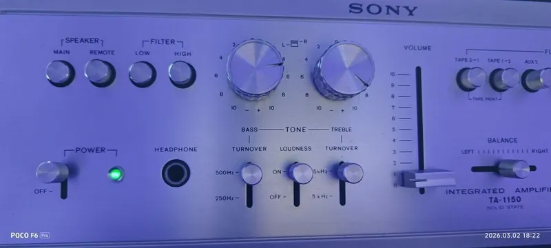 Усилитель SONY TA-1150 в идеально состоянии — фото 5