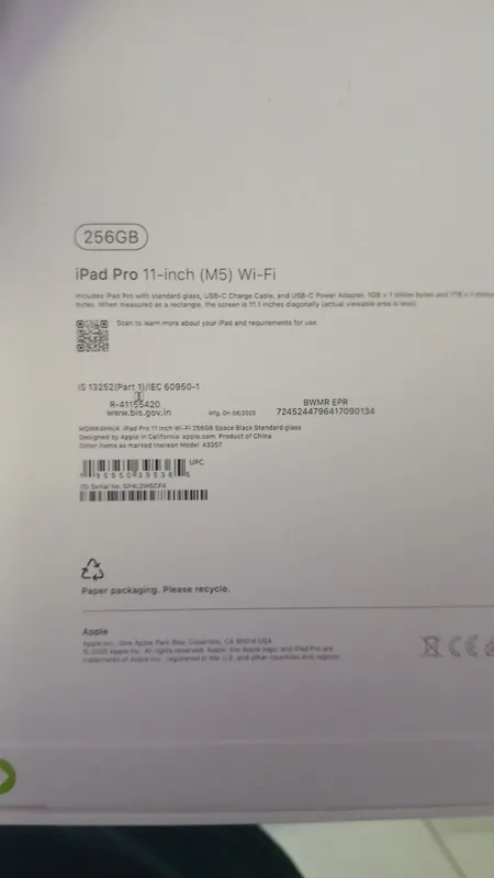 Ipad Pro 11 inch (M5) Wi-Fi
256 GB Space Black — фото 3