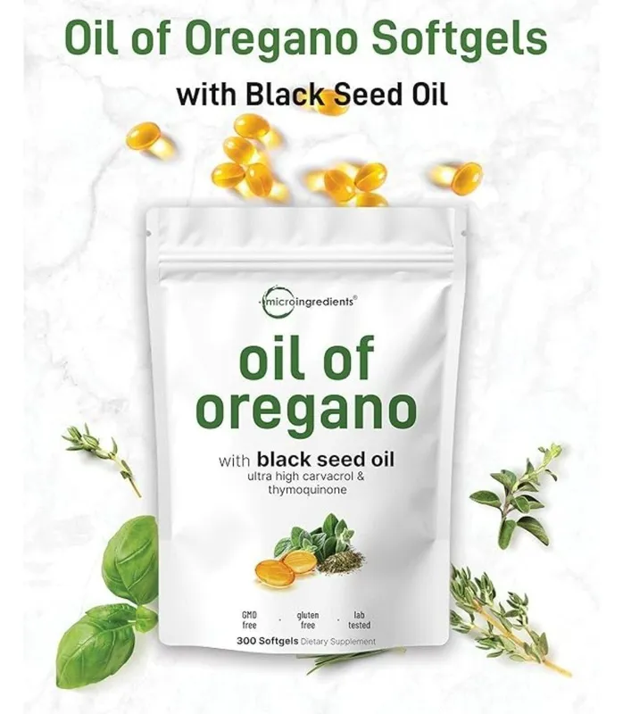 Oil of oregano 300 kap, масло орегано, qora sedana yogi, black seed oi