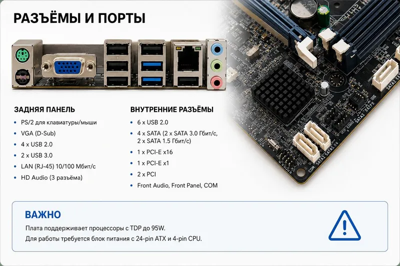 Материнская плата H61H2-M13 V1.0 — Полностью рабочая | LGA1155 | DDR3 2 Материнская плата H61H2-M13 V1.0 — Полностью рабочая | LGA1155 | DDR3 2