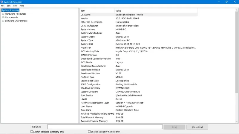 Acer Extensa 2519 4 Acer Extensa 2519 4