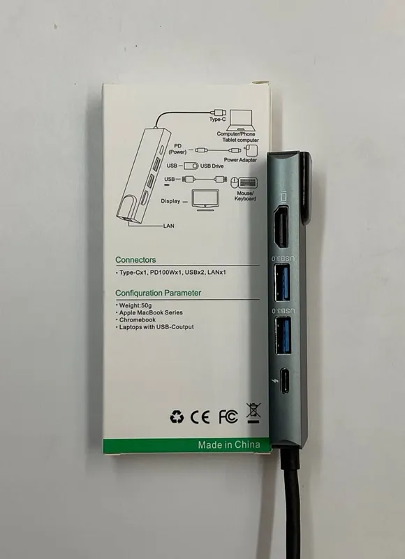 5x1 адаптер-концентратор USB Type-C (адаптер-концентратор) 1 5x1 адаптер-концентратор USB Type-C (адаптер-концентратор) 1