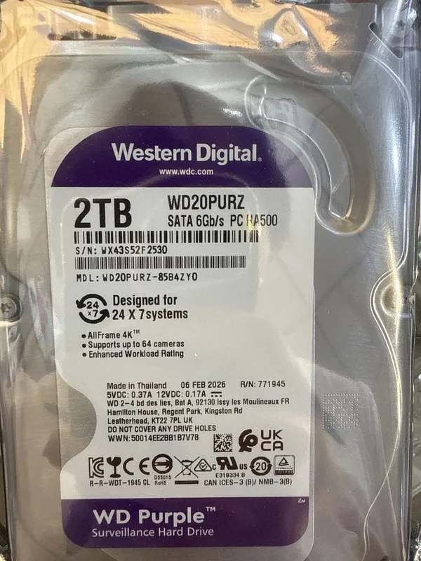 Wd purple-Seagate-Hdd