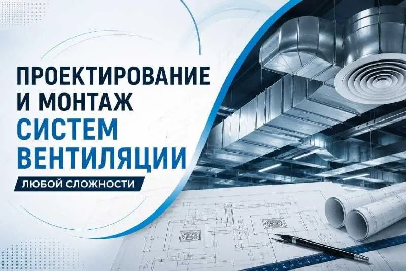 Проектирование и монтаж систем вентиляции любой сложности 1