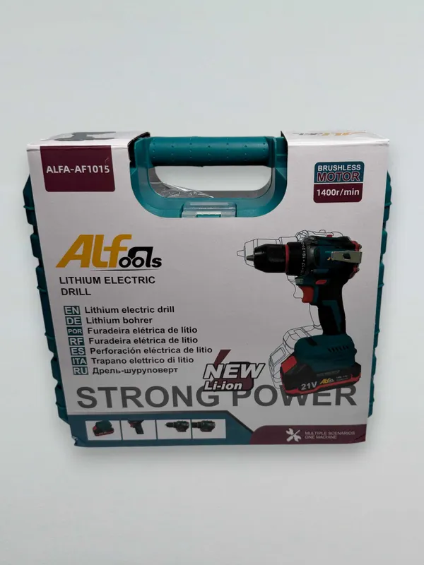 Беспроводной Шуруповерт Alfa Tools 21В, 2 аккумулятора 4 Беспроводной Шуруповерт Alfa Tools 21В, 2 аккумулятора 4