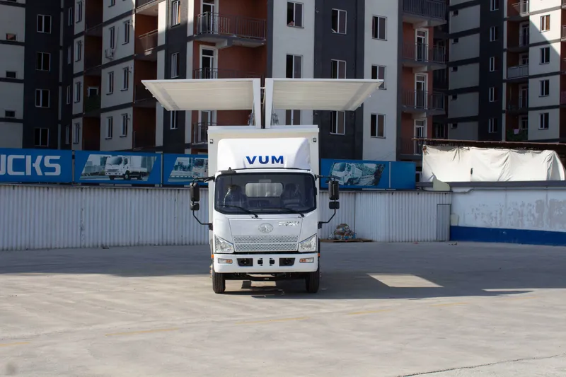 Автофургон цельнометаллический (бабочка) FAW Tiger V, (24,6 м³) — фото 1
