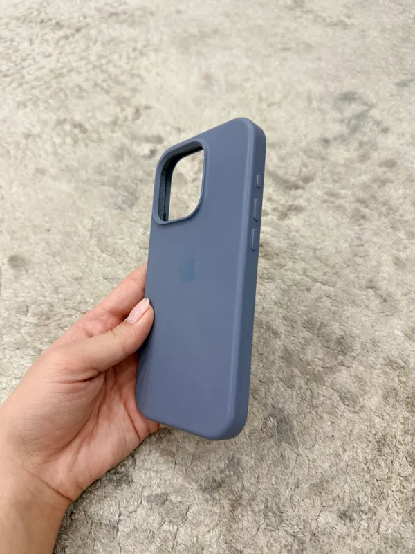 📱 Силиконовый чехол для iPhone 15 про (голубой)🩵 — фото 1