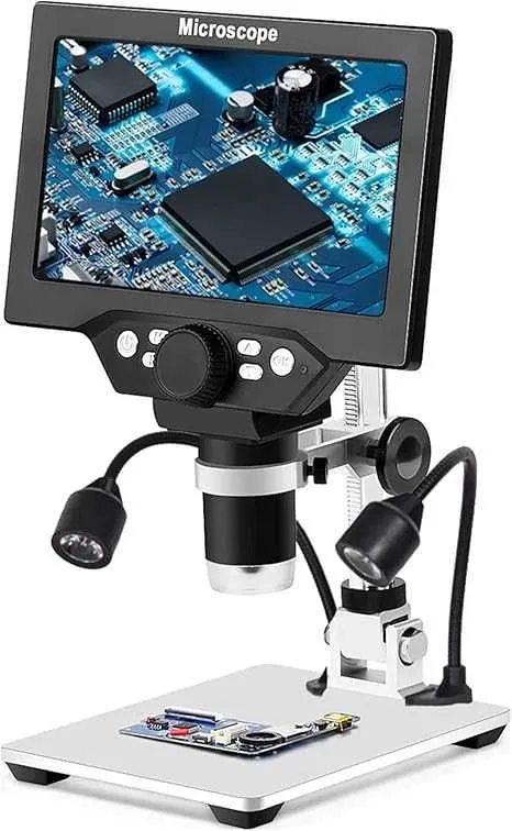 Цифровой микроскоп с LCD экраном 7 дюймов (1–1200X) — фото 2
