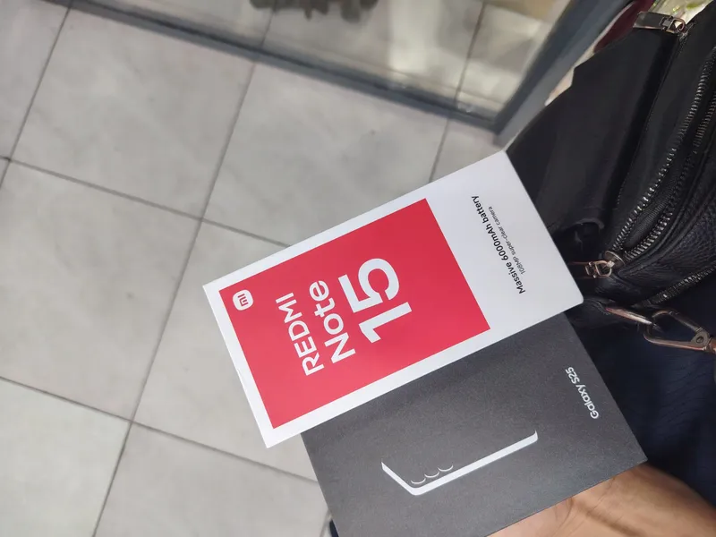 Redmi not 15 и Samsung s25 Redmi not 15 и Samsung s25