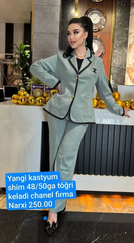 jenskiy kastyum bryuk chanel firma razmer L