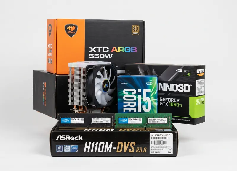 Комплектующие i5 7500, ddr4 8/16gb, gtx1050, 550w Комплектующие i5 7500, ddr4 8/16gb, gtx1050, 550w