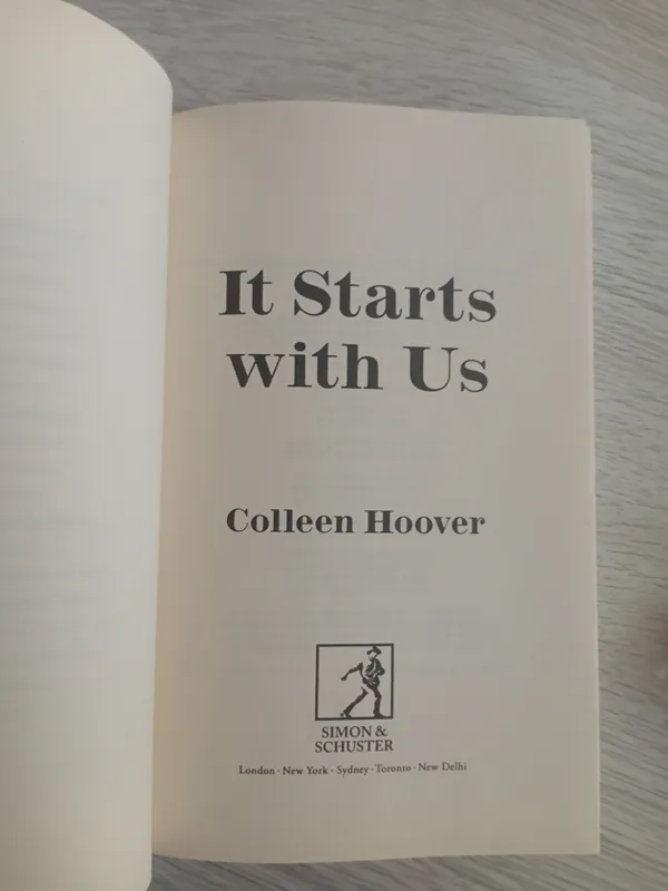 It starts with us. Colleen Hoover 3 It starts with us. Colleen Hoover 3