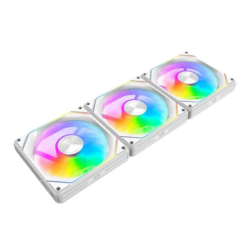 ' Комплект магнитных вентиляторов darkFlash Gauss G24 WHITE 3in1 ARGB — фото 3