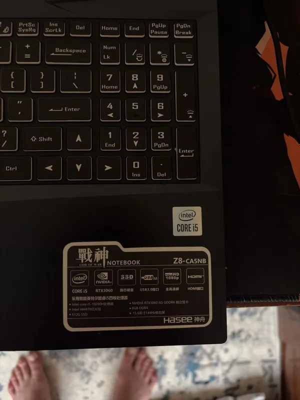 Ноутбук Hasee Z8-CA5NB 3 Ноутбук Hasee Z8-CA5NB 3