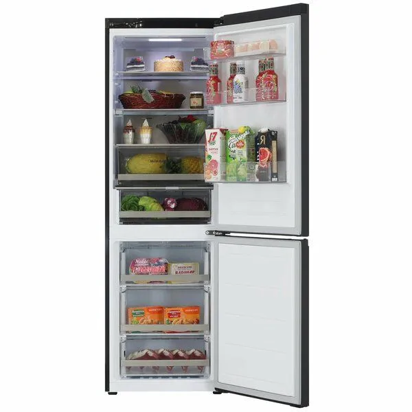 Современный холодильник LG GC-B459FTPW  черный — фото 2