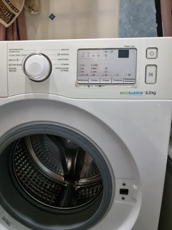 Стиральная машина Samsung eco bubble на 6кг 4