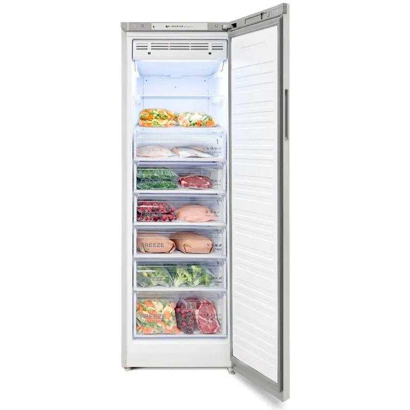 Вертикальный морозильник Бирюса M6147 NF No frost, inverter, Россия. 2