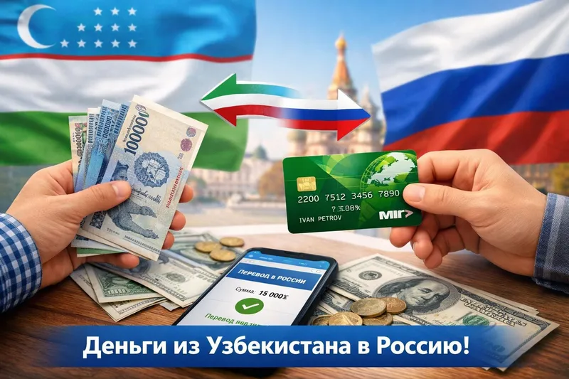 Переведу деньги при вас в Россию за проценты