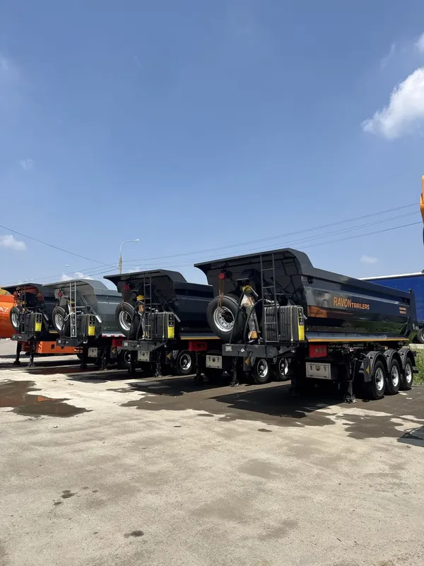 Самосвальный полуприцеп RAVON TRAILERS 7,2 тонн 3 мост — фото 2