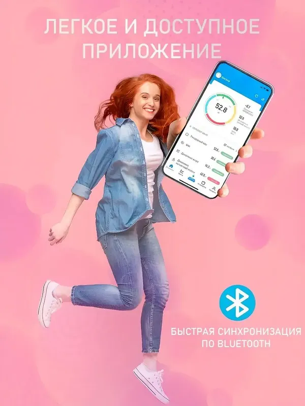 Весы напольные электронные умные смарт-весы — фото 3