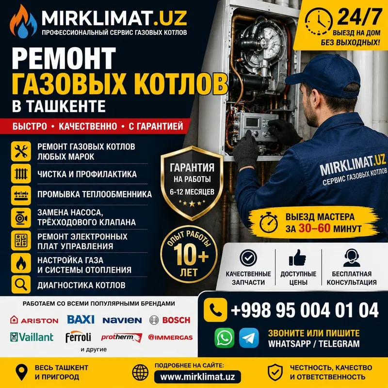 Чистка газовых котлов Чистка газовых котлов