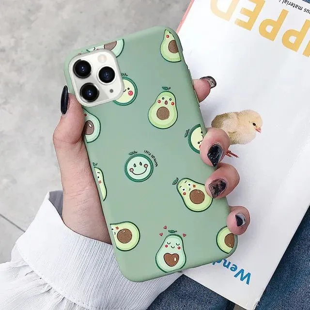iPhone telefon uchun silikon g’ilof, chexol