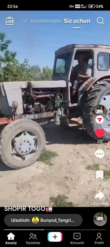 T40 4x4 peridogi bor traktor sotiladi narxi 22mln 4