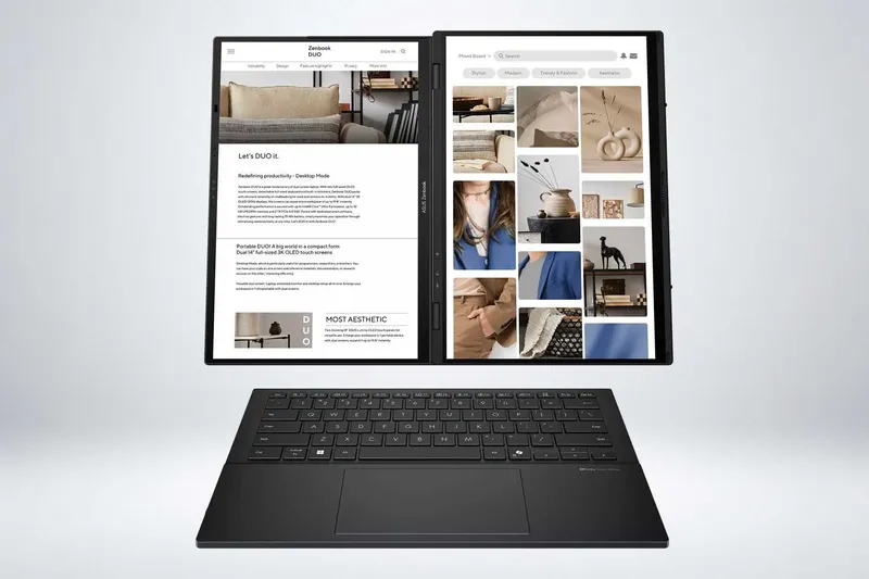 ASUS Zenbook Duo OLED / Ultra 9 / 32GB / 1TB / Touch / Гарантия 1 год — фото 1