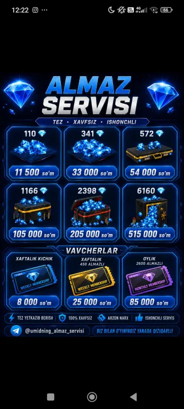 Алмазы Free Fire — самый дешёвый и быстрый сервис! 2 Алмазы Free Fire — самый дешёвый и быстрый сервис! 2