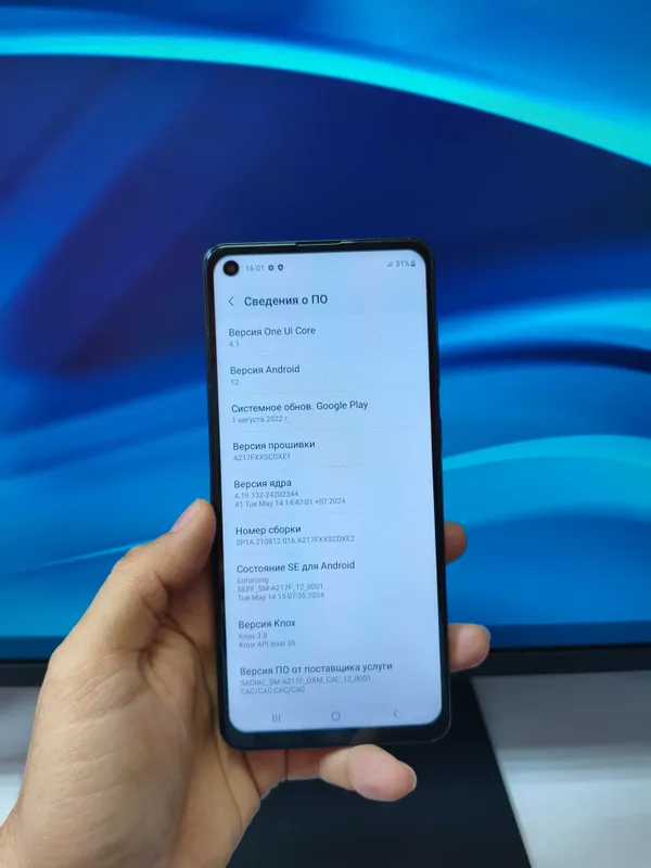 telefon samsung a40 64gb blue — фото 3