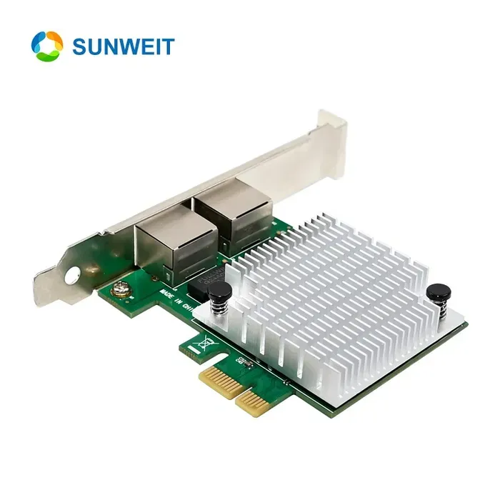 PCi-e Realtek RTL8111H Dual RJ45 Gigabit 5