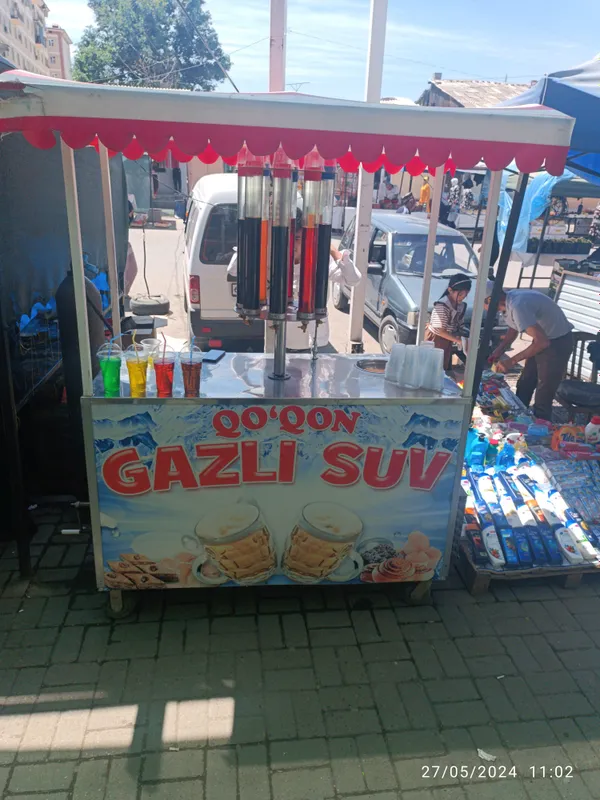 Yoz kunlarda tayyor biznes Gazli suv apparati.
