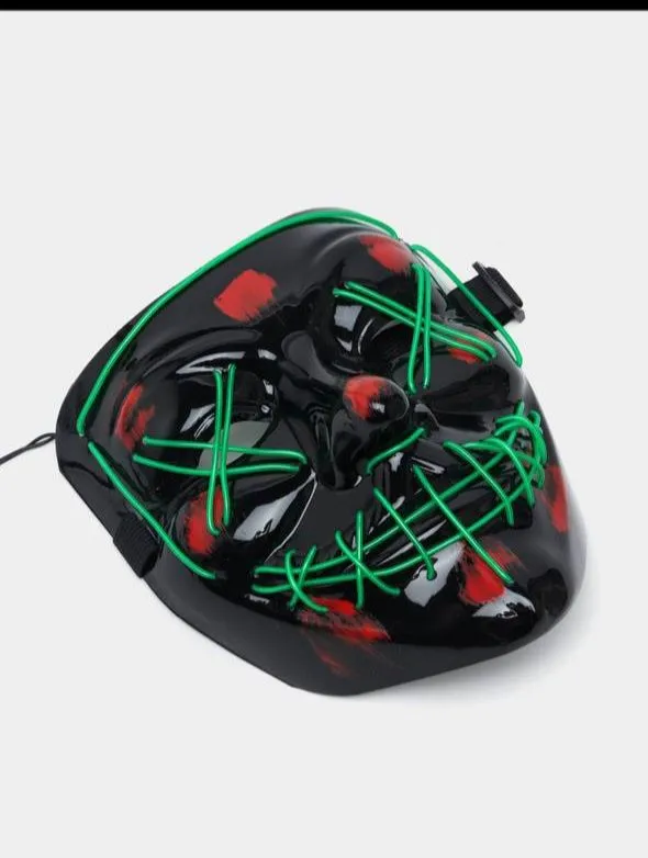 Неоновая маска Neon maska